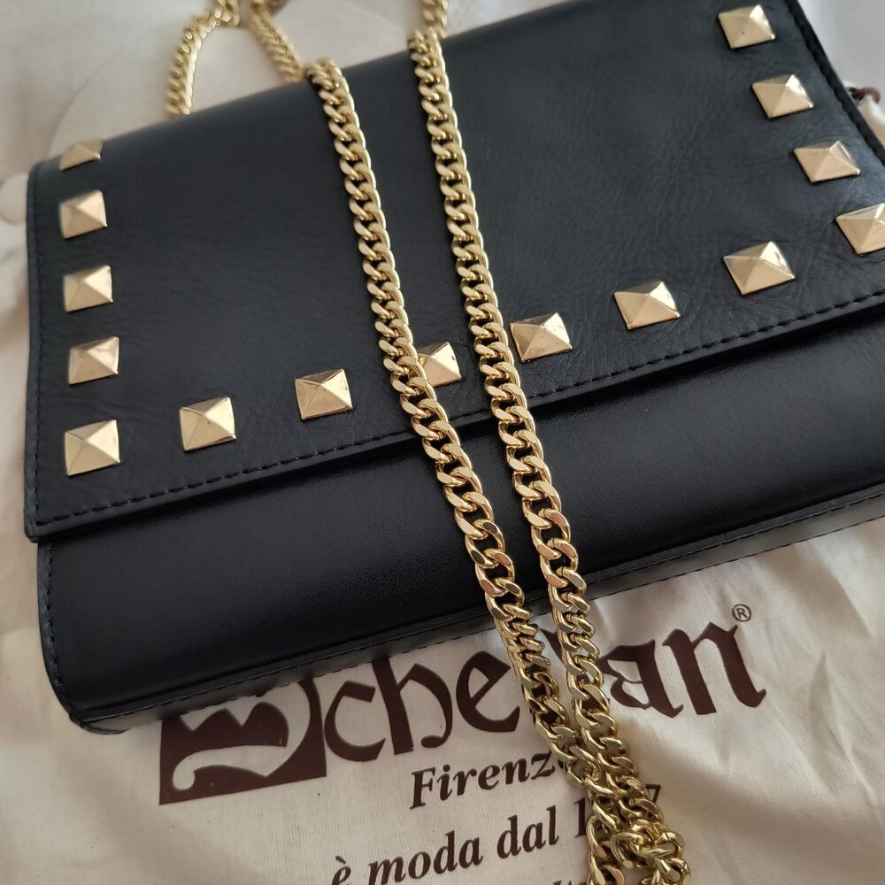 Black Studded Bag